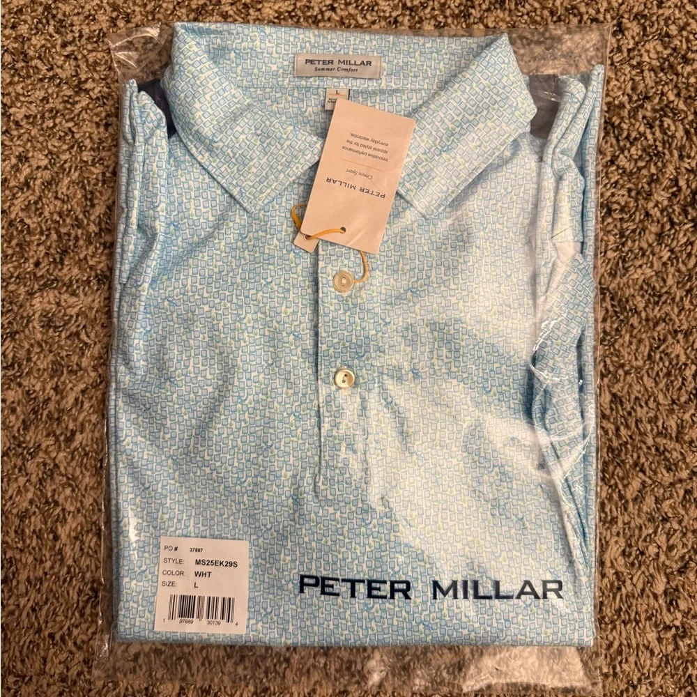 Peter Millar Mezcal Crown Sport Crown Sport Performance Polo NWT - Picture 5 of 11